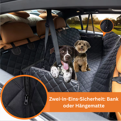 WuffHauss Shield – Luxus-Autositzschutz für Hunde