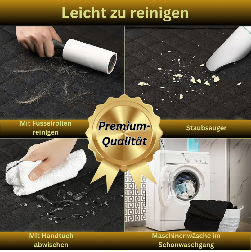 WuffHauss Shield – Luxus-Autositzschutz für Hunde