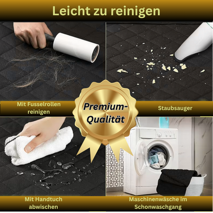 WuffHauss Shield – Luxus-Autositzschutz für Hunde